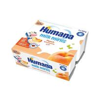 Jogurtinis desertas su persikais Humana Milk Minis, 400 g