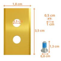 Atsarginė peilis robotui vejapjovei Mammotion Luba/Luba 2/Luba Mini/Yuka/Yuka Mini [36 peilių + 36 varžtų rinkinys] Phonillico®