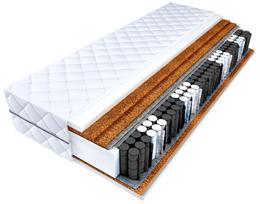 Čiužinys kišeninių spyruoklių HARD 90x200 3X kokosas HARD H4/H5