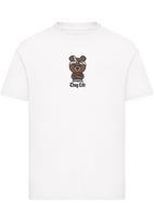 Mister Tee Marškinėliai 'Bandana Bear' tamsiai ruda / pilka / juoda / balta