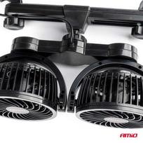 Automobilinis ventiliatorius ant galvos atramos 12v