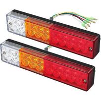 2 X LED galiniai žibintai – galinis priekinis žibintas su 40 šviesos diodų priekabos sunkvežimio karavano UV valčių antkemperiui