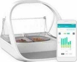 Surefeed food dispenser with connected electronic chip - white (delivered without the hub)