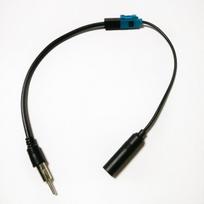 (2 vnt fakra kabelis)Automobilio radijo moteriškas DIN Fakra antenos adapteris laidinis perdavimo kabelis, skirtas VW BMW Peugeot Skoda
