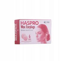 Haspro Wax Vaškinės ausų kištukai - 6 poros