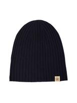 GOBI Cashmere Megzta kepurė 'Unisex Cashmere Rib Knit Hat' tamsiai mėlyna