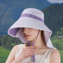Lauko alpinizmo ir dviračių sporto kepurė nuo saulės，Violetinė, Universalus