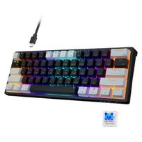 AULA F3261 60% laidinė mechaninė žaidimų klaviatūra, RGB apšvietimas pritaikoma karštai keičiama klaviatūra, (laidinė versija) juoda