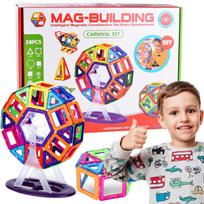 Magnetinis konstruktoriaus rinkinys, 59 elementai, 3+