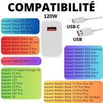 Greitas Įkroviklis 120W + Laidas Xiaomi Xiaomi Poco M8 PRO 5G Phonillico®