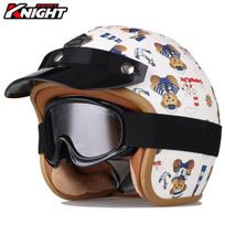(M556 WTB akiniai) Vaikų šalmas motociklui Casco Moto Super lengvas vaikams atviras šalmas Four Seasons vaikiškas šalmas berniukui mergaitei.