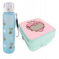 Pusheen gertuvė 600ml ir maisto dėžutė - Bpa free