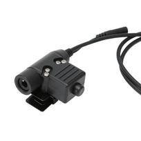 7,1 mm gerklės mikrofono ausinės, skirtos „Xiaomi 2 Way Radio“, PTT adapteris, suderinamas su gerklės mikrofono ausine