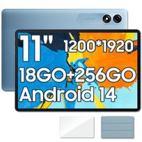 Planšetinis kompiuteris Blackview Tab 9 WiFi 10.95" Android 14 18GB + 256GB - SD 1 TB 8200 mAh Widevine L1 WPS - Mėlyna