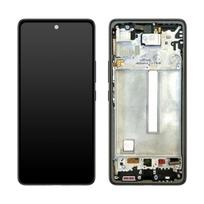 LCD ekranas - SAMSUNG - Galaxy A53 5G - Originalus - Jutiklinis stiklas - Juodas