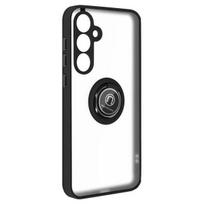 Samsung Galaxy A35 dėklas - AVIZAR - Metalinis žiedas - Vaizdo laikiklis - Juodas - Kietas