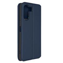 Dėklas, skirtas Xiaomi Redmi 13C, magnetinis atverčiamas kortelių laikiklis Midnight Blue