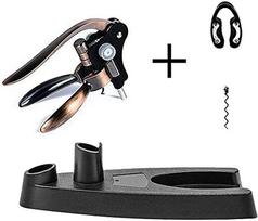 Rabbit Style Lever kamščiatraukis vyno atidarytuvas – rudas