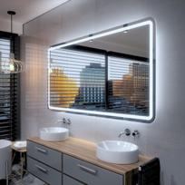 Veidrodis su LED Apšvietimu Vonios Kambariui, Kambariui, Svetainei - Madrid - 160 cm, 60 cm, LED Veidrodis Modelis - Madrid 160 cm x 60 cm