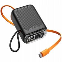 Atsarginis maitinimo šaltinis ("Power Bank") INNOSTYLE MINI POWERBANK 10000MAH 2X USB-C TIPO C 33W IŠPLEČIAMAS USB-C KABELIS