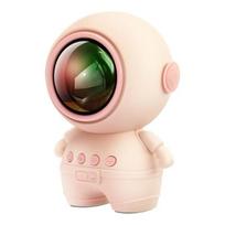 Bluetooth garsiakalbis Astronautas LED RGB Kompaktiškas Rožinis