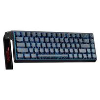 WIN68 HE mechaninė žaidimų klaviatūra, RGB apšvietimas, tinka nešiojamųjų kompiuterių ir stacionarių kompiuterių žaidėjams, juodos spalvos kontūrinis dizainas