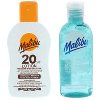 Malibu apsauginis losjonas SPF20 200ml + gelis po saulės 100ml