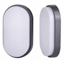 Adviti Nefryt Led lauko sieninis šviestuvas 10w Ip54 pilkas