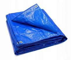 3x5 sustiprintas tentas terasai, balkonui, 75g/m2, mėlynas
