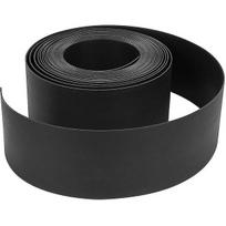Randaco sodo apvadas Lankstus vejos apvadas Kietas plastikinis lovos apvadas Pjovimas Apvadas Sodininkystė 10m12.5cm2mm Black-kryc