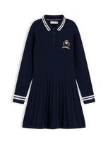 TOMMY HILFIGER Suknelė 'PEANUTS' tamsiai mėlyna / auksas / balta