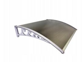 Stogelis virš durų Metal-gum, 120x80 cm, pilka