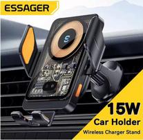 15W Qi Wireless Charger Car Phone Holder Air Vent Mount Stand For iPhone Samsung Cell Phone Support Fast Charging