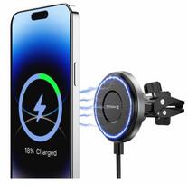 Telefono laikiklis Swissten Airhold Magnetic Car Holder with Wireless Charger 15W / 7.5W (MagSafe compatible)