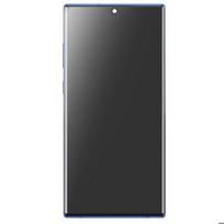 Ekranas Samsung Note 10 Plus LCD + Jutiklinis Stiklas + Originalus Samsung Mėlynas Rėmas