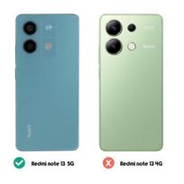 Dėklas, skirtas Xiami Redmi Note 13 5G - AVIZAR - Minkštas silikonas - Skaidrus