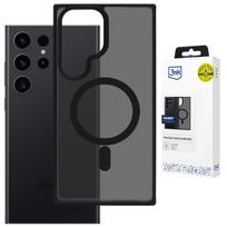 Dėklas Samsung Galaxy S22 Ultra 5G - 3mk Hardy Hazy MagCase Black