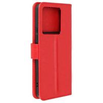 Piniginė - Xiaomi - Redmi Note 13 Pro 5G - Raudona - Vaizdo parama - Kortelių laikiklis
