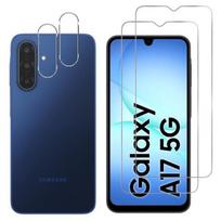 Samsung Galaxy A17 5G dėklas ir 2 grūdinti stiklai ekranui bei 2 kameros apsaugos - integruota magnetinė sistema Phonillico®