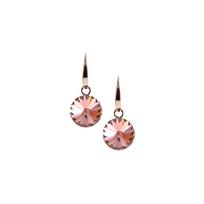 Sidabriniai auskarai su Swarovski kristalais