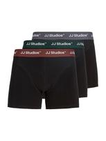 JACK & JONES Boxer trumpikės ruda (konjako) / akmens / smaragdinė spalva / juoda