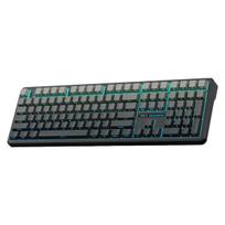 AULA F108 belaidė mechaninė klaviatūra, RGB apšviesta viso dydžio kreminė klaviatūra su skaitmenine klaviatūra, 108 klavišai, gradientinė juoda