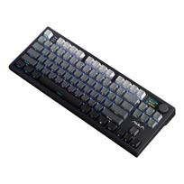 Aula S87 Pro mechaninė klaviatūra su ekranu ir rankenėle, visiškai keičiamais klavišais, žaidimų klaviatūra, pilka-juoda, su graviūromis šonuose