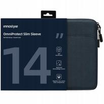 INNOSTYLE 14" NEŠIOJAMOJO KOMPIUTERIO KREPŠYS VANDENIUI ATSPARUS DĖKLAS OMNIPROTECT SLIM BLUE