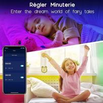 Led juostelė 20m, LED miegamojo Bluetooth, LED juostelė valdoma APP nuotolinio valdymo pulteliu, Led miegamajam
