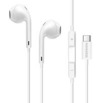 Laisvų rankų įranga Ausinės - MAYAXESS - iPhone 17 Pro - Laidinės USB-C - Integruotas mikrofonas - Optimalus komfortas