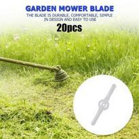 20 vnt. plastikinių pjovimo peilių elektriniam akumuliatoriniam žolės žoliapjovės trimeriui, žolės kirpimui, sodo žolės kirpimui, namudiniam pakaitini