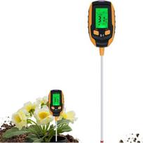 Dirvožemio testeris 4in1 (pH, temperatūra, drėgmė, šviesa)