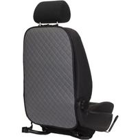 Automobilio sėdynės atlošo apsauga nuo vaikų EVAtech ECO 75x46 cm - pilka / juodi kraštai / pilkos siūlės