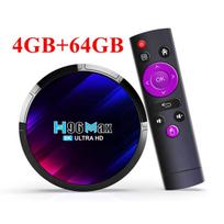 Televizijos imtuvas „Android 13.0 H96 Max RK3528 Quad Core 2G/16G 4G/32G 64G 2.4G 5G Dual WIFI 6 H.265 8K UHD Reproductor Multimedia 4GB 64GB TV priedėlio priedėlis“